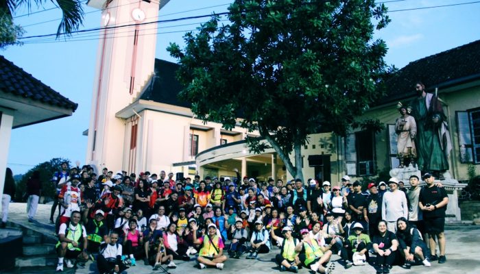 Peserta “Walk with Mother Mary” Tempuh Jarak 14 KM