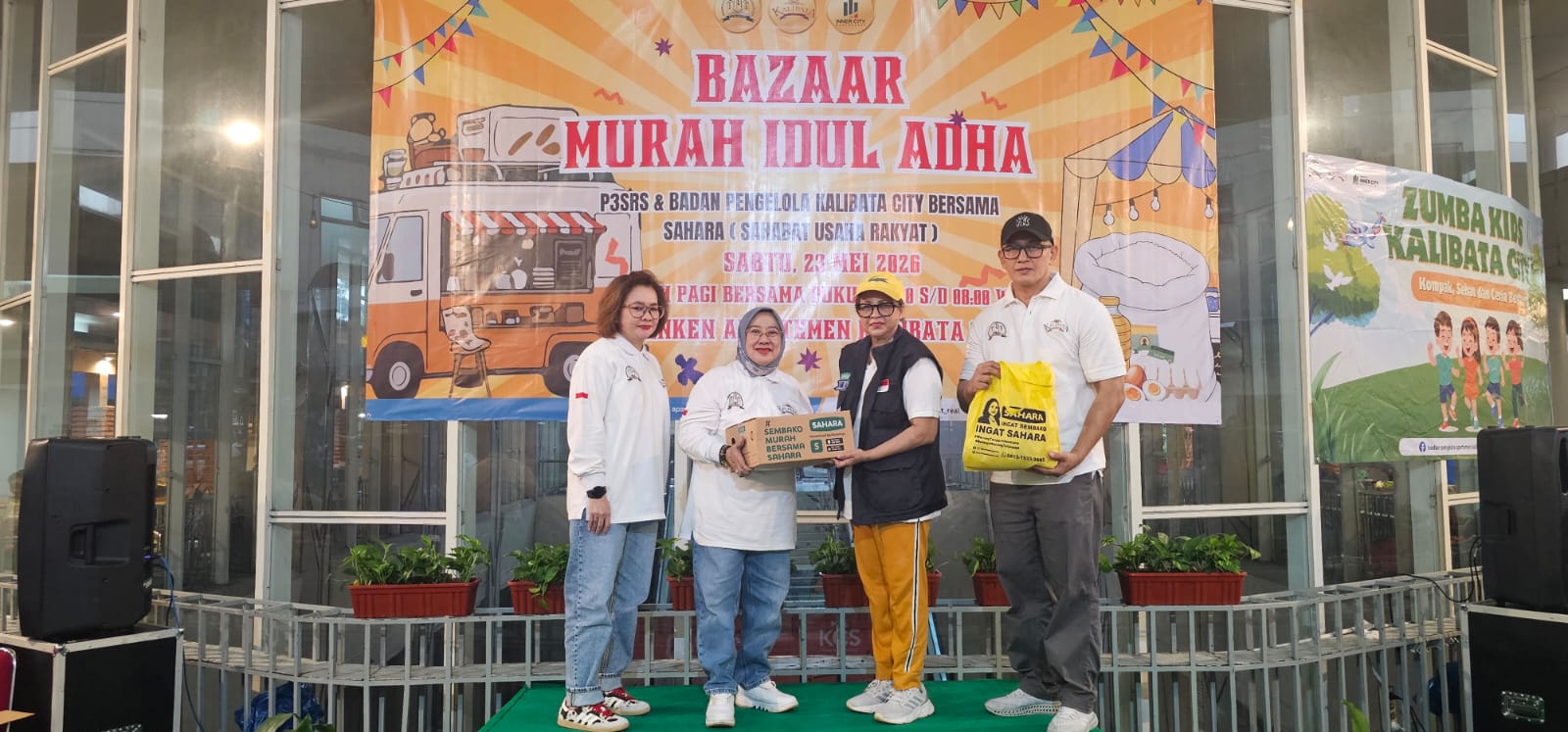 Jelang Idul Adha, PPPSRS Kalibata City dan SAHARA Hadirkan Paket Sembako Murah