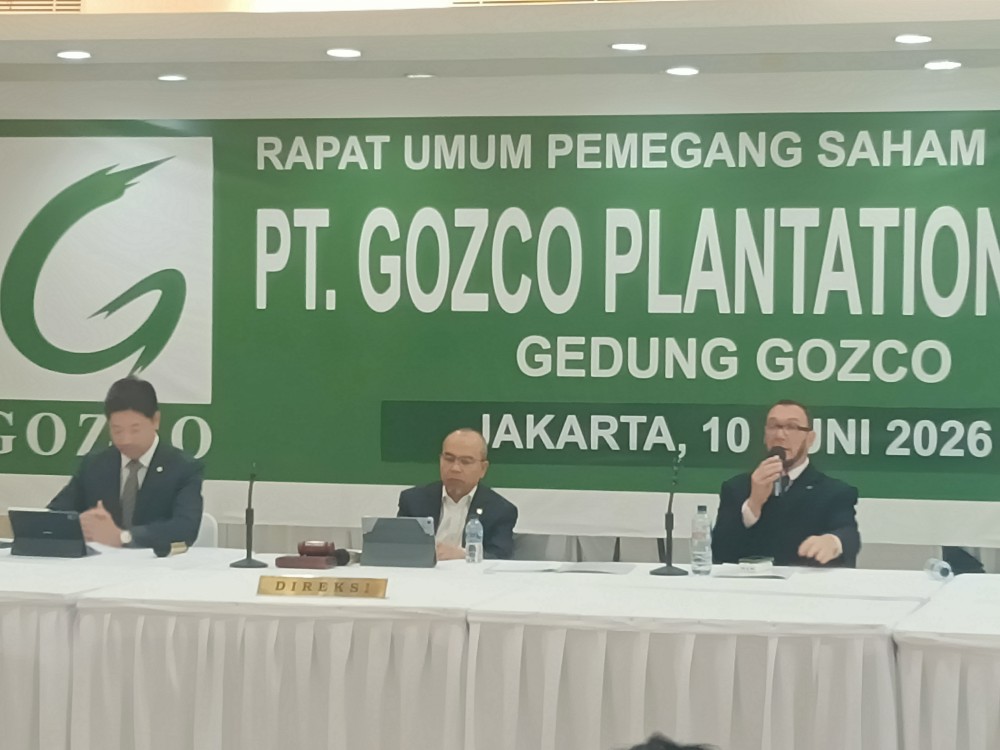 Tahun 2025, Laba PT Gozco Plantations, Tbk Meningkat 72,41 Persen