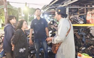 Josephine Simanjuntak Tinjau Ruko Terbakar di Pulogadung, Minta Penanganan Korban Dipercepat