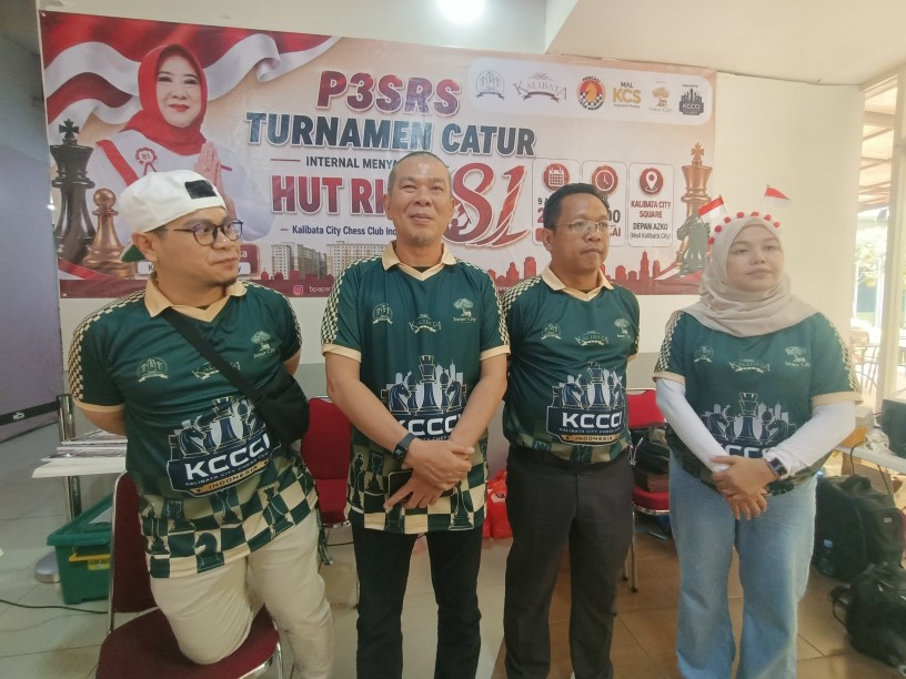 Sambut HUT RI ke-81, Ratusan Peserta Mengikuti Turnamen Catur Internal Kalibata City