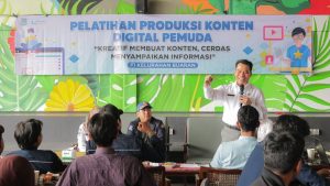 Pelatihan Produksi Konten Digital, Kadiskominfo Tangsel Dorong Pemuda Melek Teknologi
