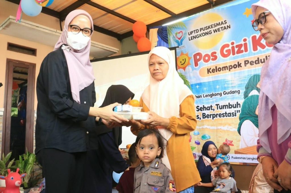 Pilar Resmikan Pos Gizi di Lengkong Gudang, Tangsel Perkuat Pencegahan Stunting